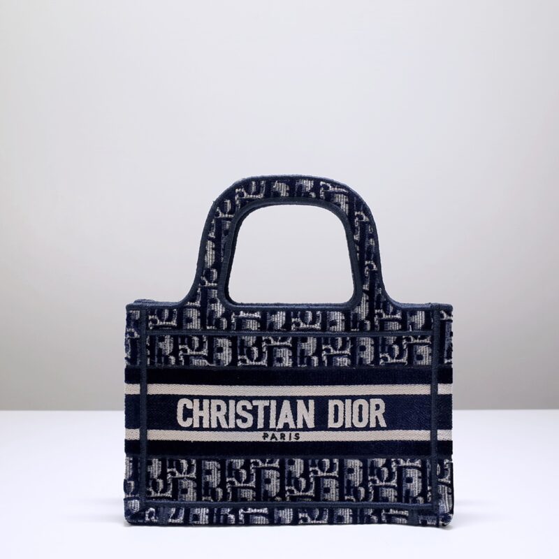 Top Quality Dior Tote Book Mini Cd Blue