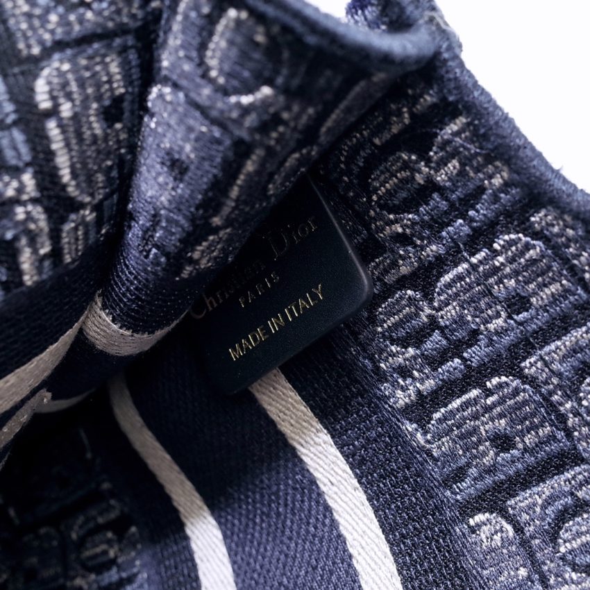 Top Quality Dior Tote Book Mini Cd Blue - View 6