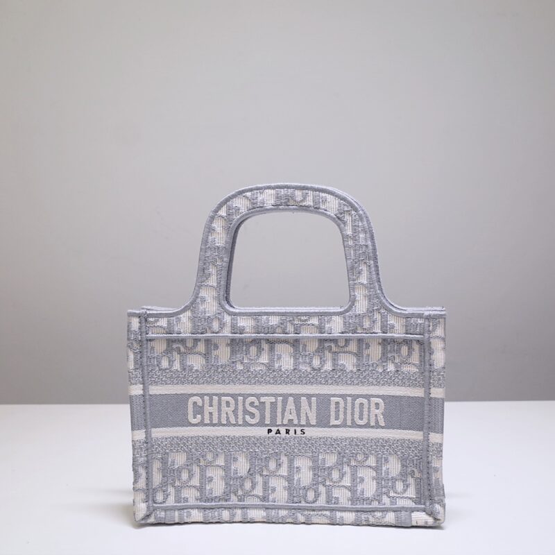 Top Quality Dior Tote Book Mini Cd Grey