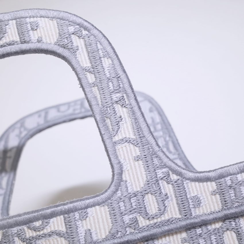 Top Quality Dior Tote Book Mini Cd Grey - View 5