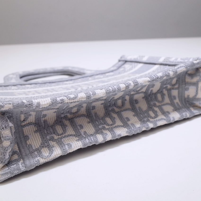 Top Quality Dior Tote Book Mini Cd Grey - View 7