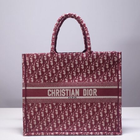 Top Quality Dior Tote Book Red Print