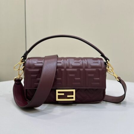 Top Quality Fendi Baguette Bordeaux