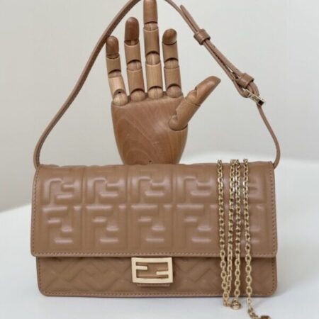 Top Quality Fendi Baguette Full Brown