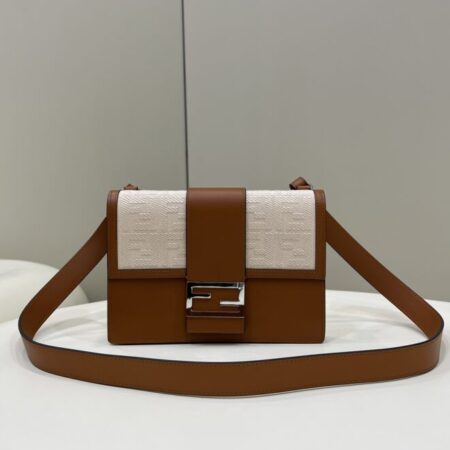 Top Quality Fendi Baguette Pouch Brown