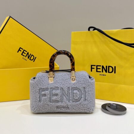 Top Quality Fendi By The Way Boston Blue Wool