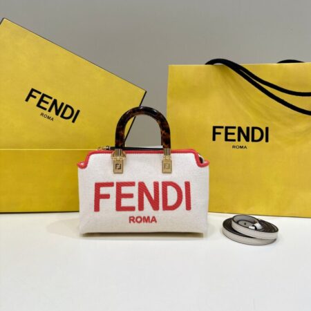 Top Quality Fendi By The Way Boston Red White
