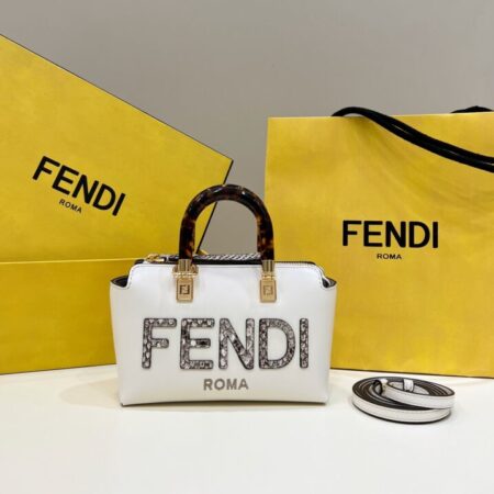Top Quality Fendi By The Way Boston White