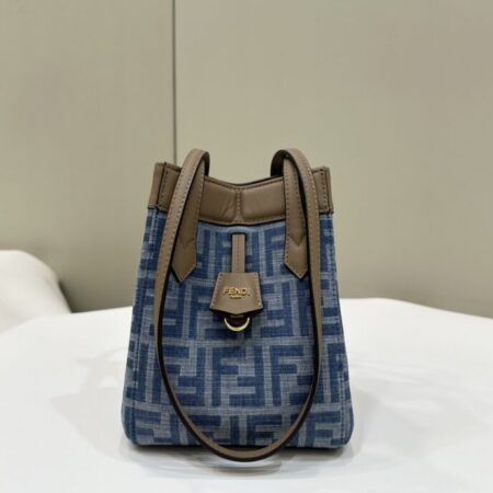Top Quality Fendi Origami Small Blue Cotton