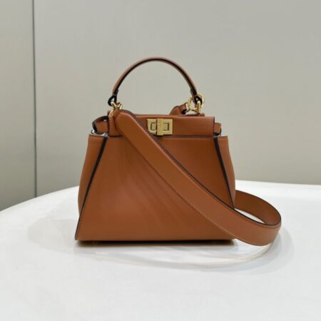 Top Quality Fendi Peekaboo Medium Brown