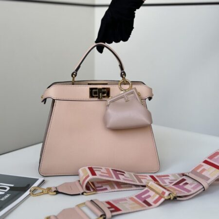 Top Quality Fendi Peekaboo Medium Pink