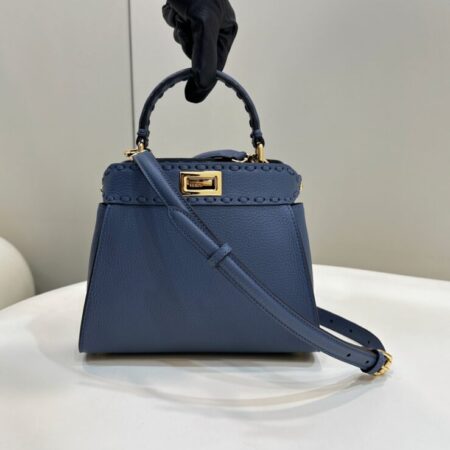 Top Quality Fendi Peekaboo Small Blue