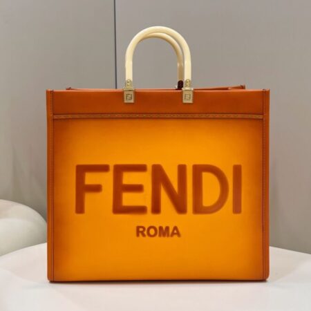 Top Quality Fendi Peekaboo Tote Orange