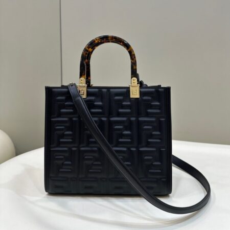 Top Quality Fendi Small Tote Black