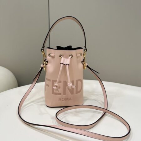 Top Quality Fendi Tresor Mini Bucket Pink