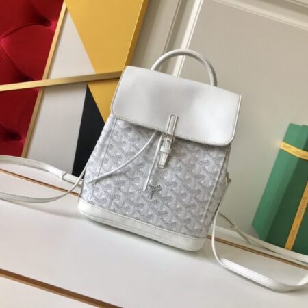Top Quality Goyard Alpi Mini Backpack White