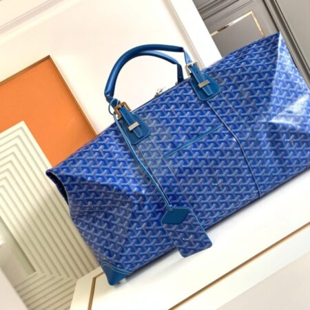 Top Quality Goyard Bowling 55 Bag Blue