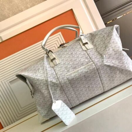Top Quality Goyard Bowling 55 Bag White