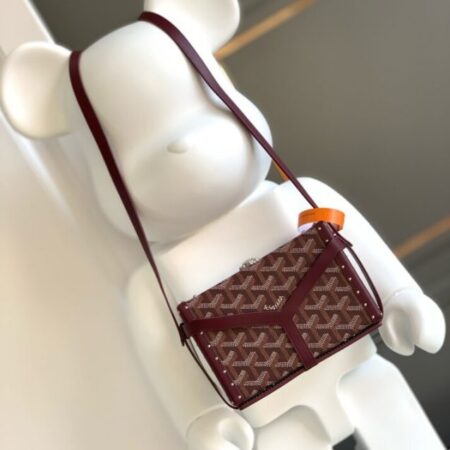 Top Quality Goyard Minaudière Trunk Bag Bordeaux