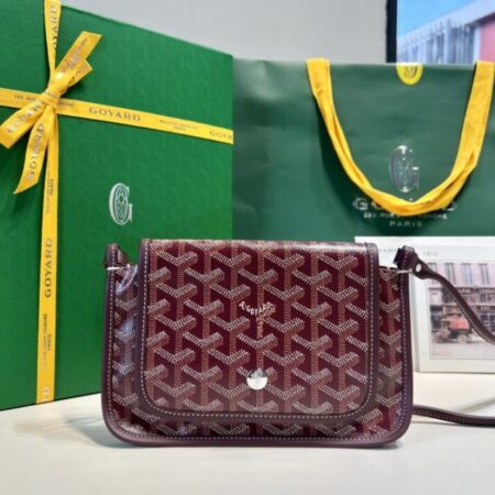 Top Quality Goyard Plumet Pocket Wallet Bordeaux