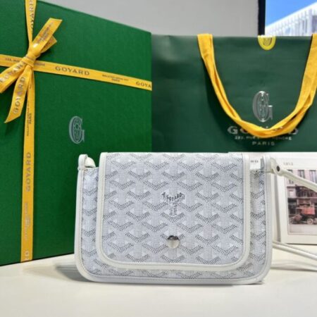 Top Quality Goyard Plumet Pocket Wallet White