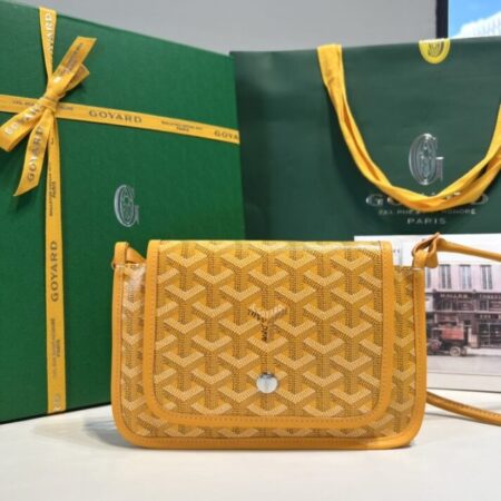 Top Quality Goyard Plumet Pocket Wallet Yellow