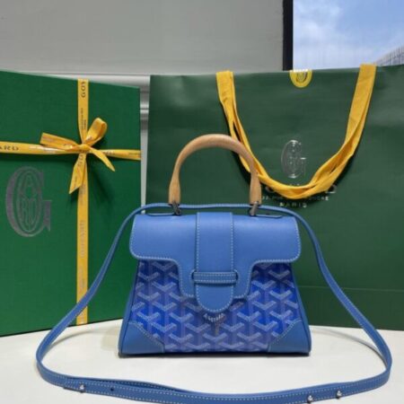 Top Quality Goyard Saigon Souple Mini Blue