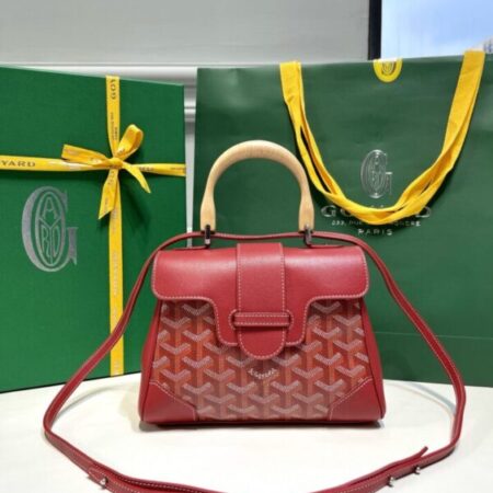 Top Quality Goyard Saigon Souple Mini Red