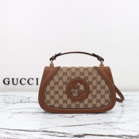 Top Quality Gucci Blondie Top Handle Brown
