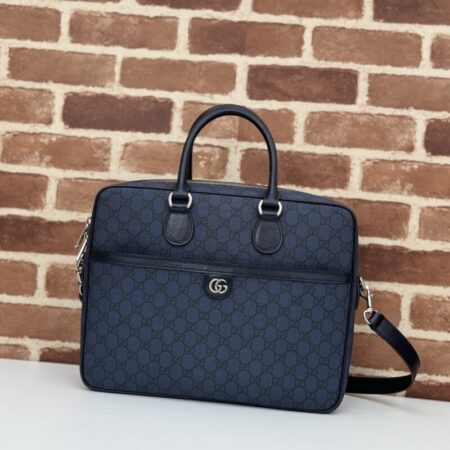 Top Quality Gucci Crossbody Briefcase Blue