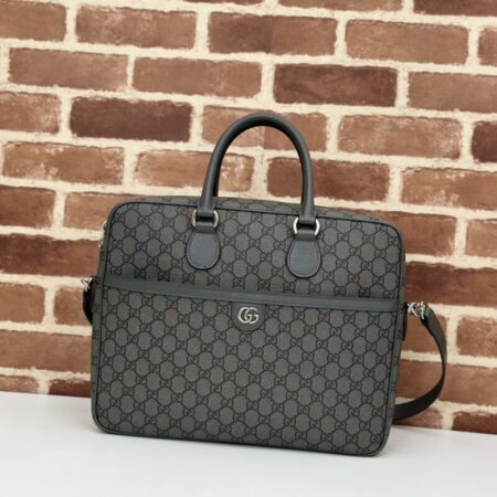 Top Quality Gucci Crossbody Briefcase Grey