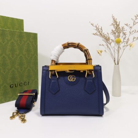 Top Quality Gucci Diana Small Tote Blue