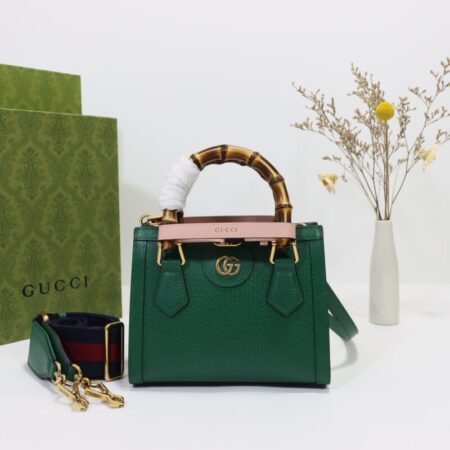 Top Quality Gucci Diana Small Tote Green