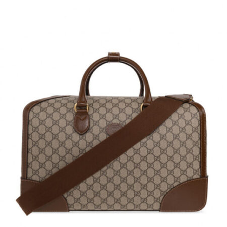 Top Quality Gucci Duffel Bag GG Supreme Canvas