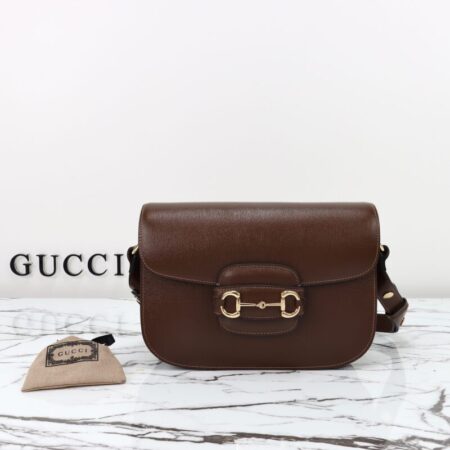Top Quality Gucci G 1955 Horsebit Brown