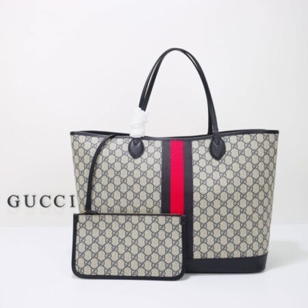 Top Quality Gucci GG Large Tote Bag Blue