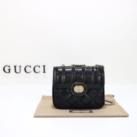 Top Quality Gucci Gucci Deco Double G Black