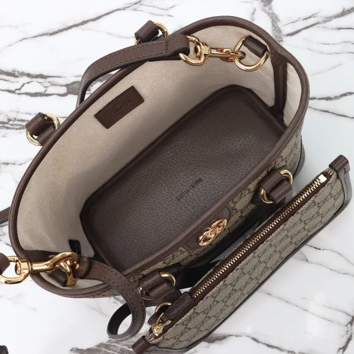 GUCCI OPHIDIA SMALL GG TOTE BAG - View 18