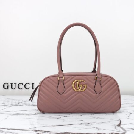 Top Quality Gucci Marmont Small Top Handle Pink