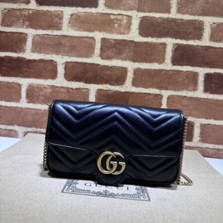 Top Quality Gucci Matelassé Mini Black