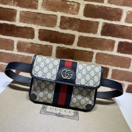 Top Quality Gucci Ophidia GG Small Waist Blue