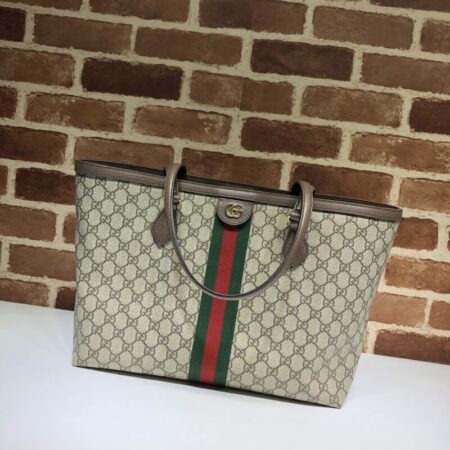 Top Quality Gucci Ophidia Medium Tote Beige