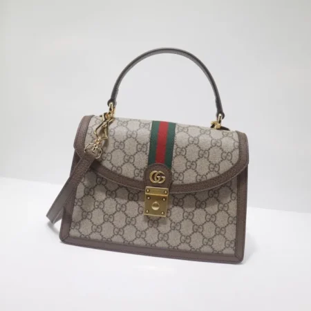 Top Quality Gucci Ophidia Small Top Handle Bag With Web