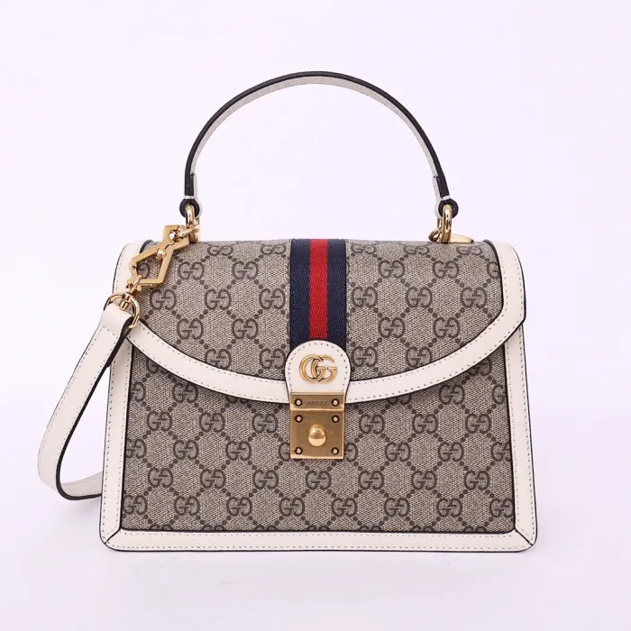 Top Quality Gucci Ophidia Small Top Handle Bag With Web - View 2