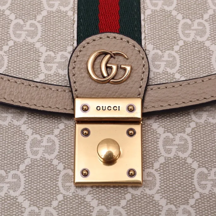 Top Quality Gucci Ophidia Small Top Handle Bag With Web - View 7