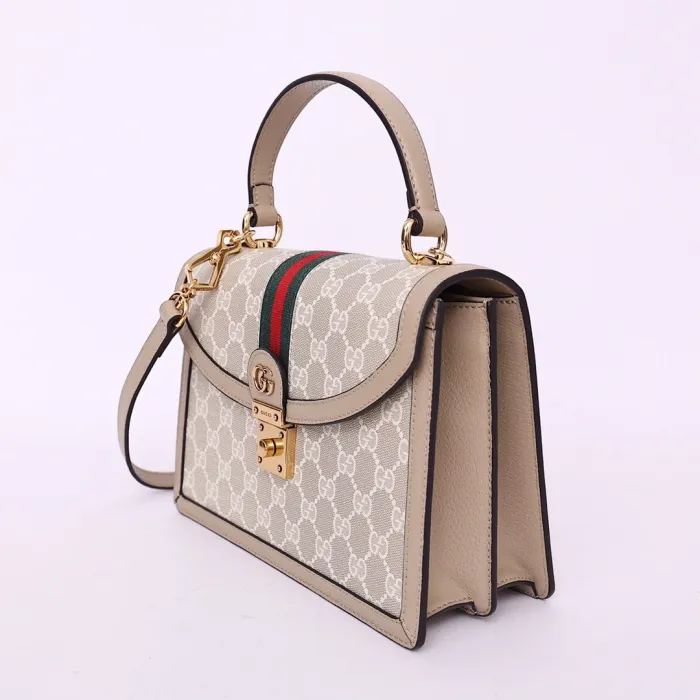 Top Quality Gucci Ophidia Small Top Handle Bag With Web - View 10