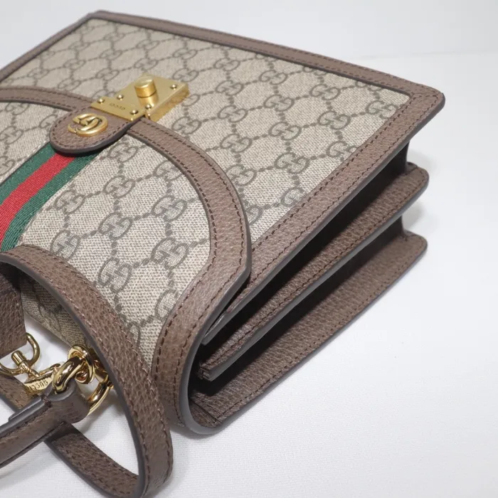 Top Quality Gucci Ophidia Small Top Handle Bag With Web - View 11
