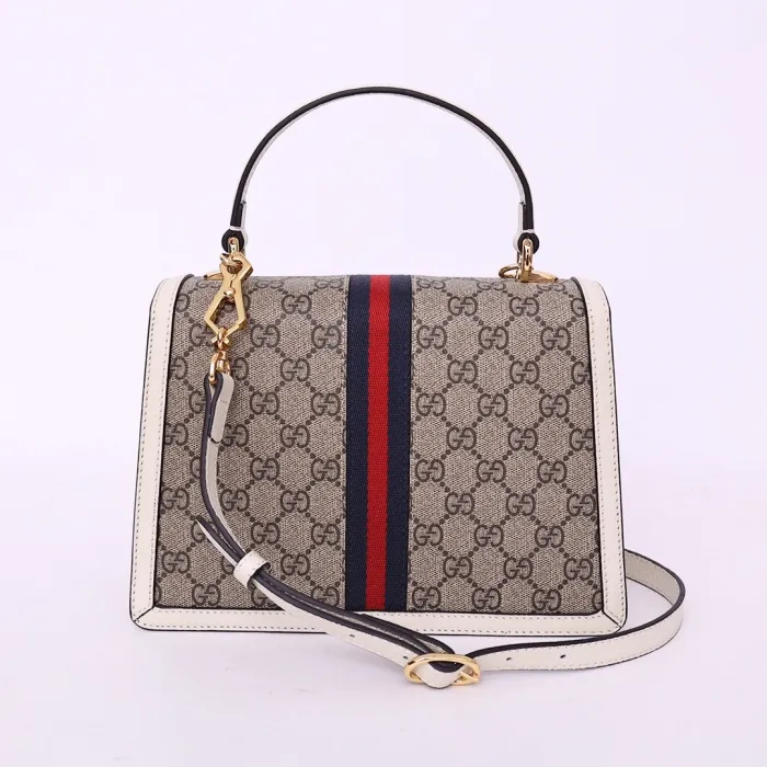 Top Quality Gucci Ophidia Small Top Handle Bag With Web - View 17