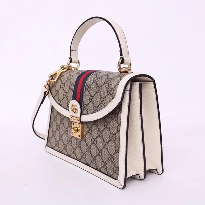 Top Quality Gucci Ophidia Small Top Handle Bag With Web - View 18