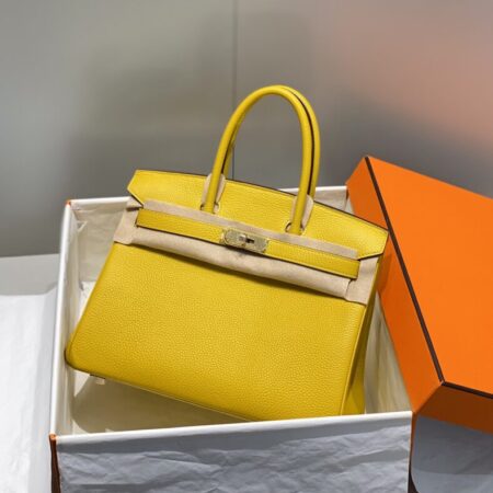 Top Quality Hermès Birkin Amber Yellow